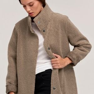 Velvet MIRABEL FAUX LUX SHERPA REVERSIBLE COAT
